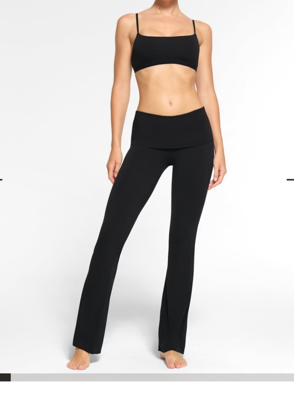 SKIMS Cotton Jersey foldover pant